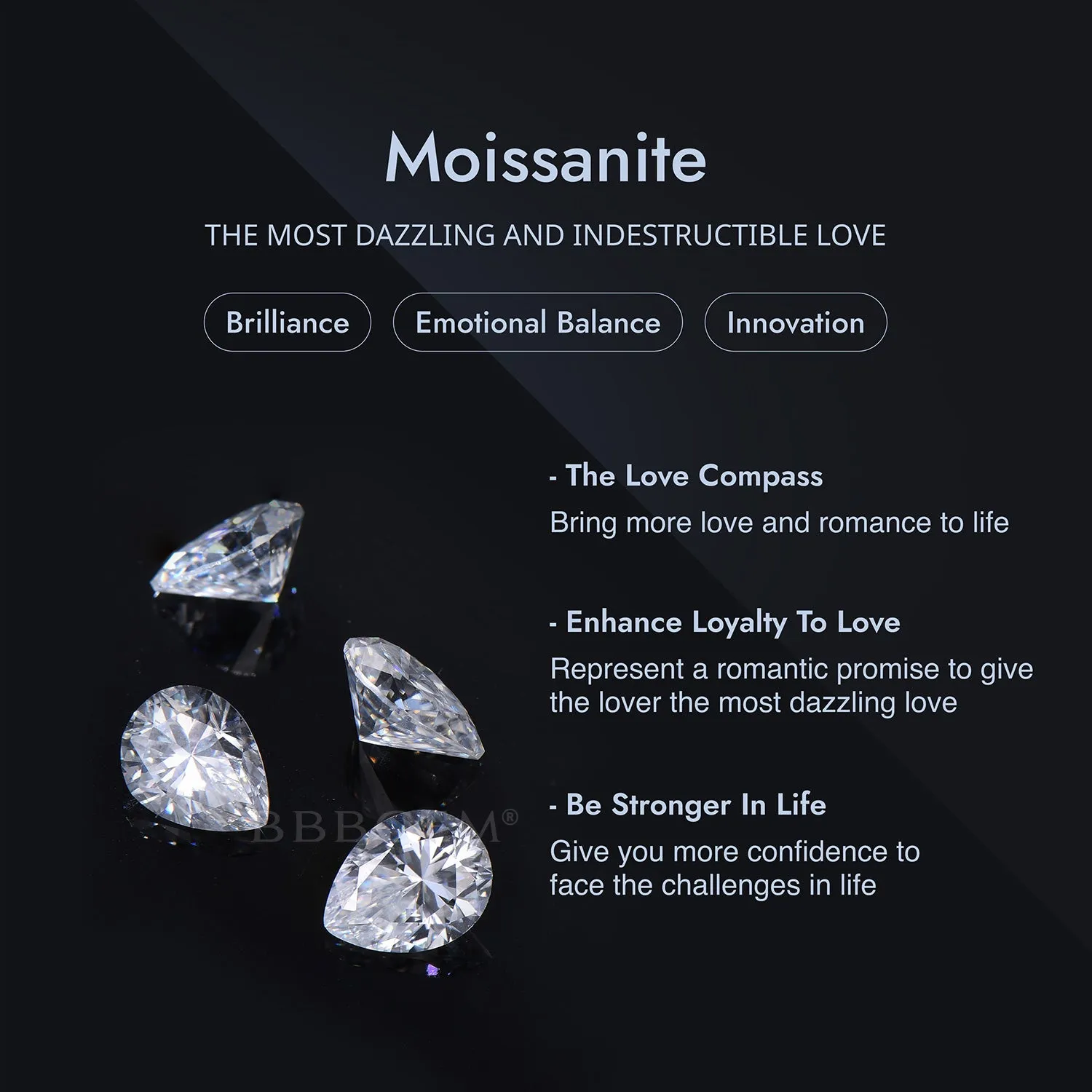 Princess Cut Moissanite Flower Engagement Ring Leaf Nature Inspired Bridal Set