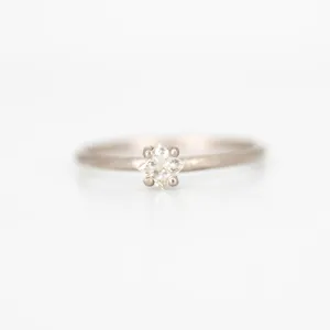 PRINCESS Diamond ENGAGEMENT RING, STELLO SETTING, Platinum
