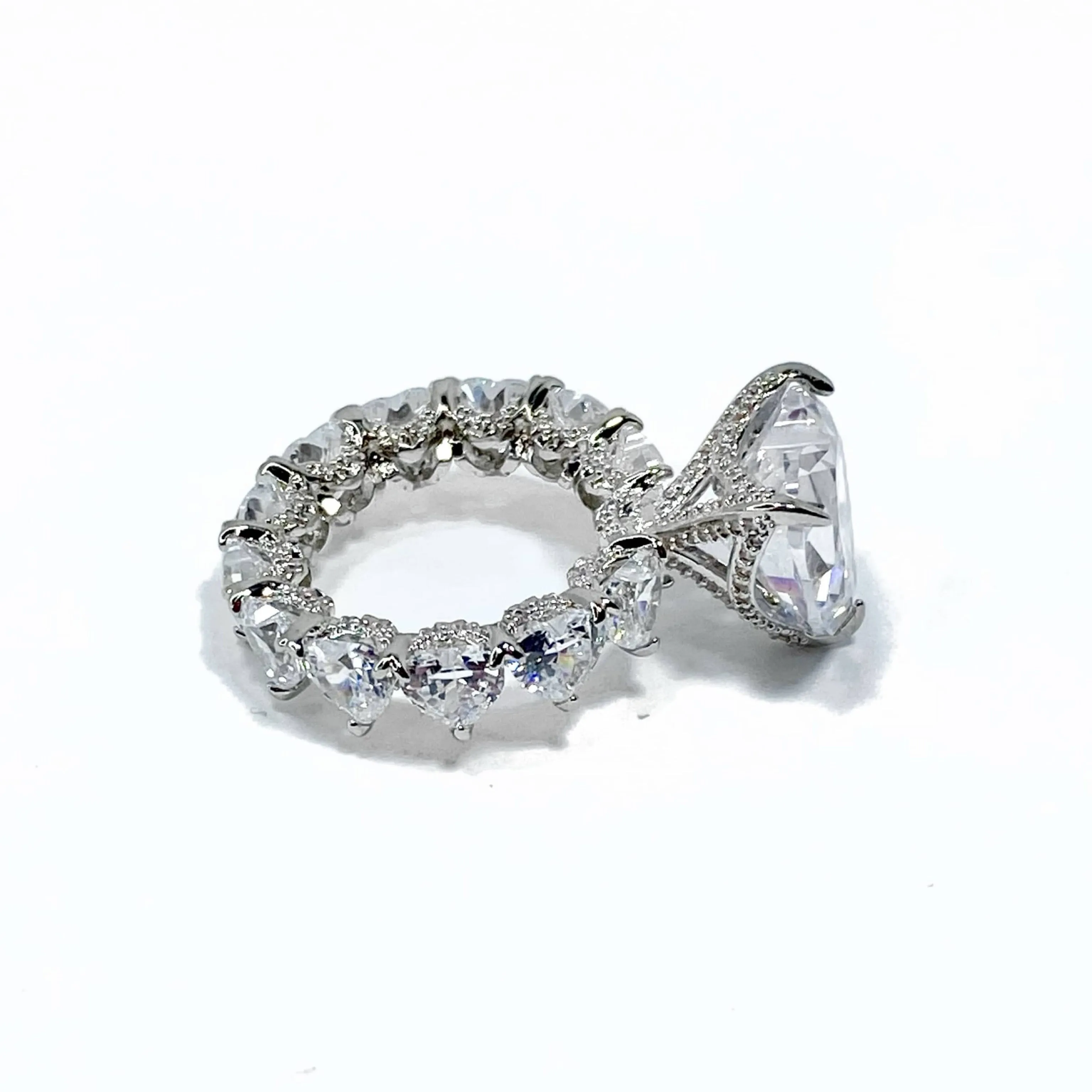 PRINCESS HEART CUT RING