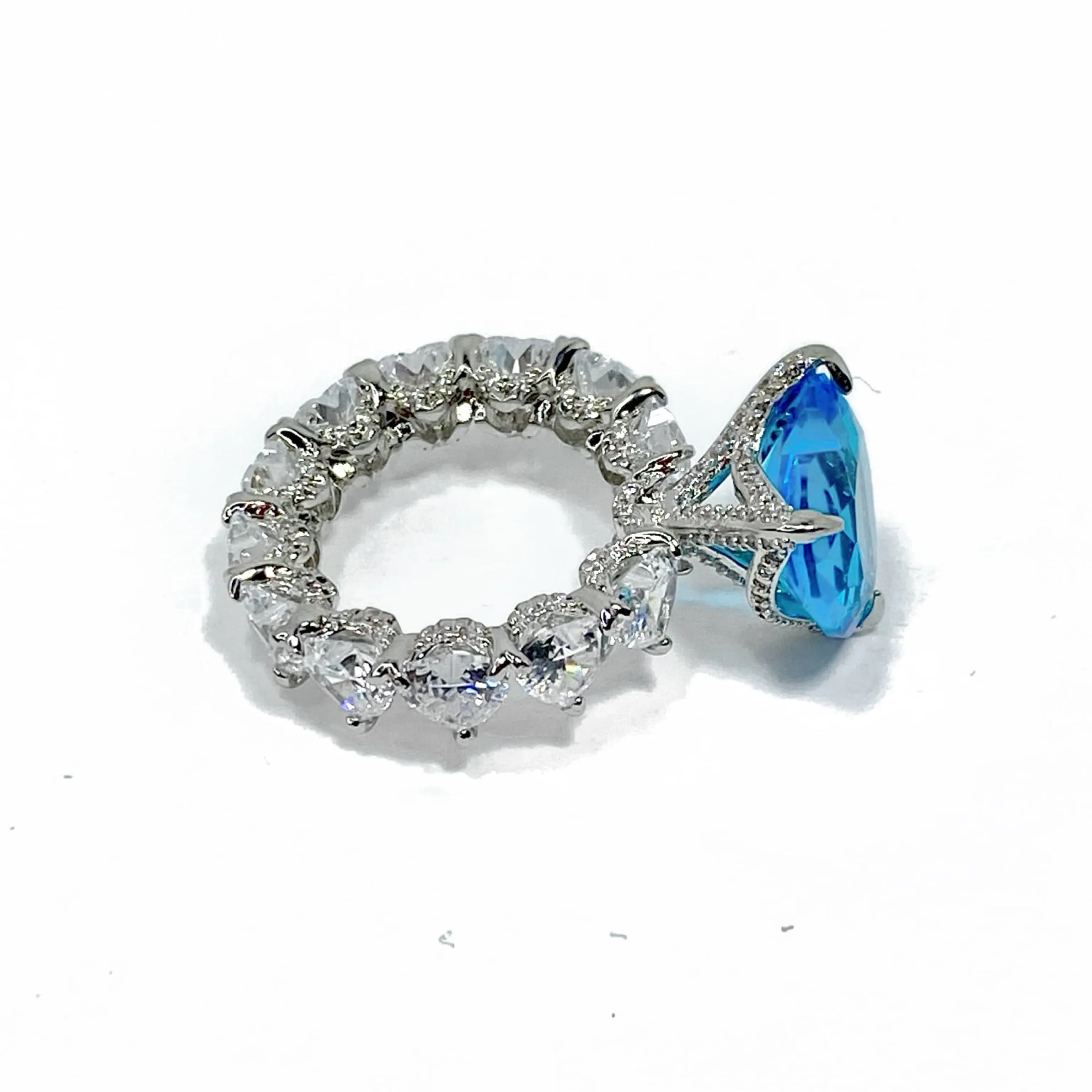 PRINCESS HEART CUT RING
