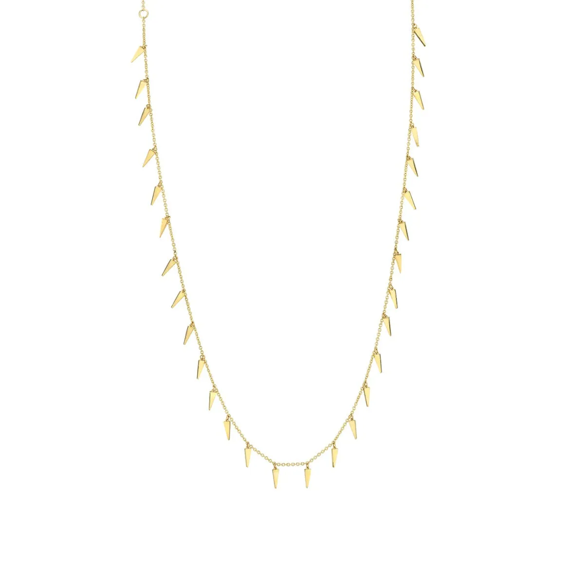 Pure Gold Multi Fringe Necklace