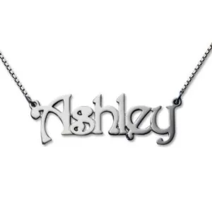 "Ashley"- Personalized Name Necklaces Adjustable Chain 16”-20”