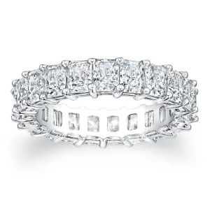 Radiant Cut Diamond Eternity Ring - 5.00CTW F/VS2