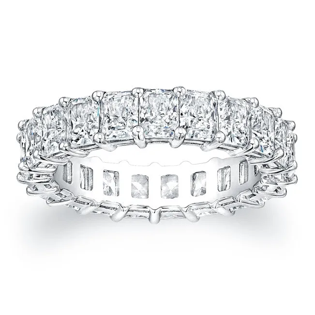 Radiant Cut Diamond Eternity Ring - 5.00CTW F/VS2
