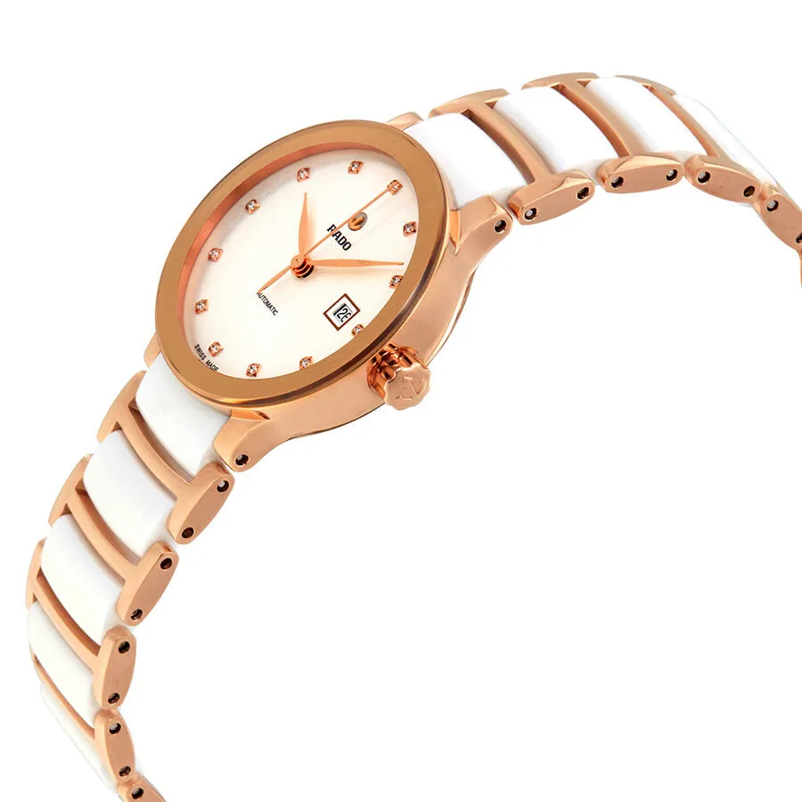 Rado Centrix Automatic Diamond White Dial Ladies Watch R30183742
