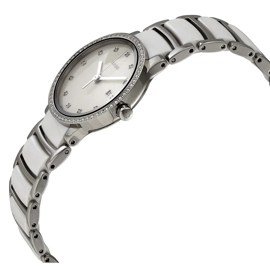 Rado Centrix Diamonds Quartz White Dial Ladies Watch R30936722