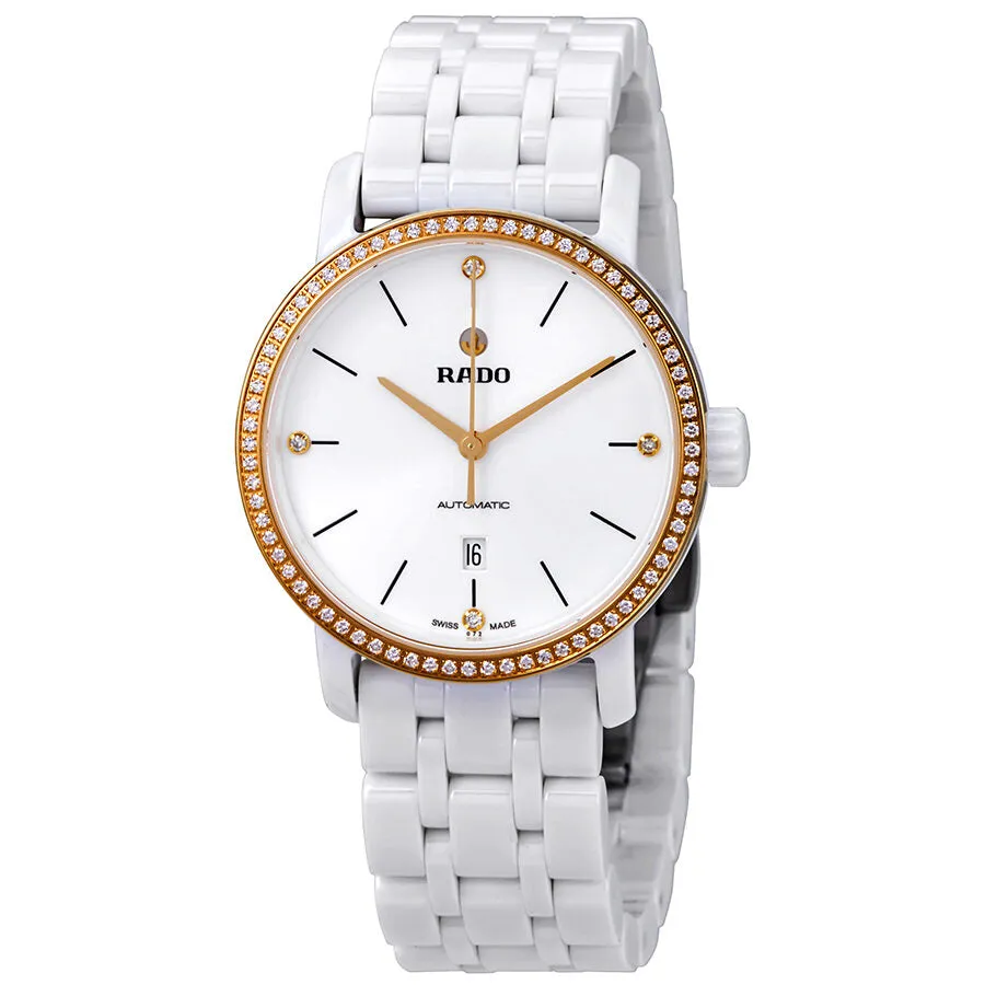 Rado DiaMaster Automatic Diamond White Dial Ladies Watch R14098727
