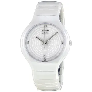 Rado True White Dial Creamic Ladies Watch R27695712