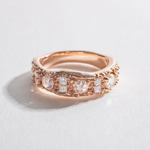 RING OF THE NILE | 14K GOLD & WHITE DIAMONDS