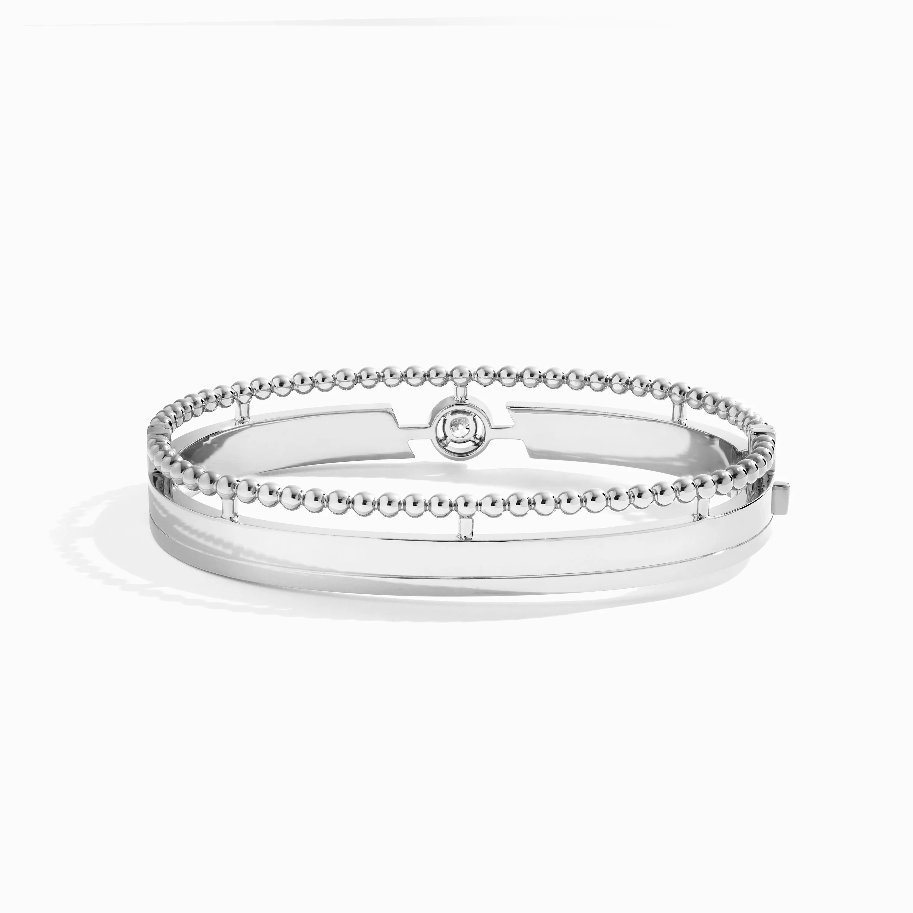 Rock Multi-Strand Hinged Bracelet