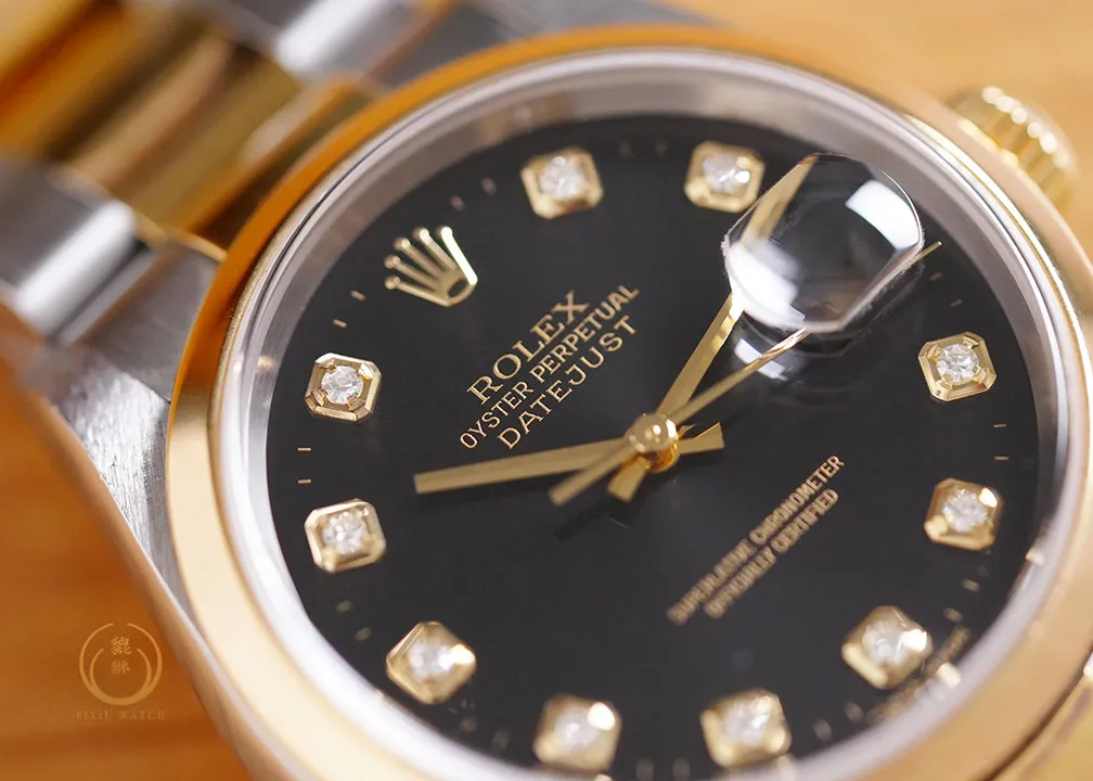 Rolex Datejust 16203 Two Tone Diamond