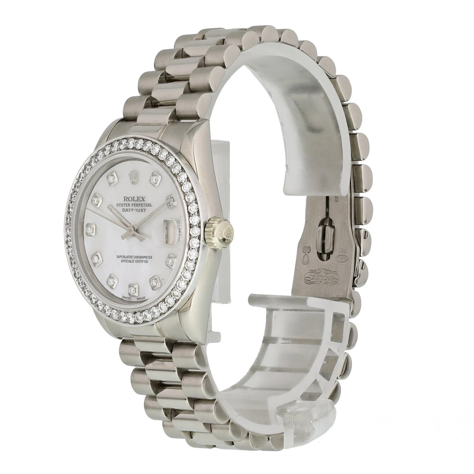 Rolex Datejust 68279 MOP Ladies Diamond Watch