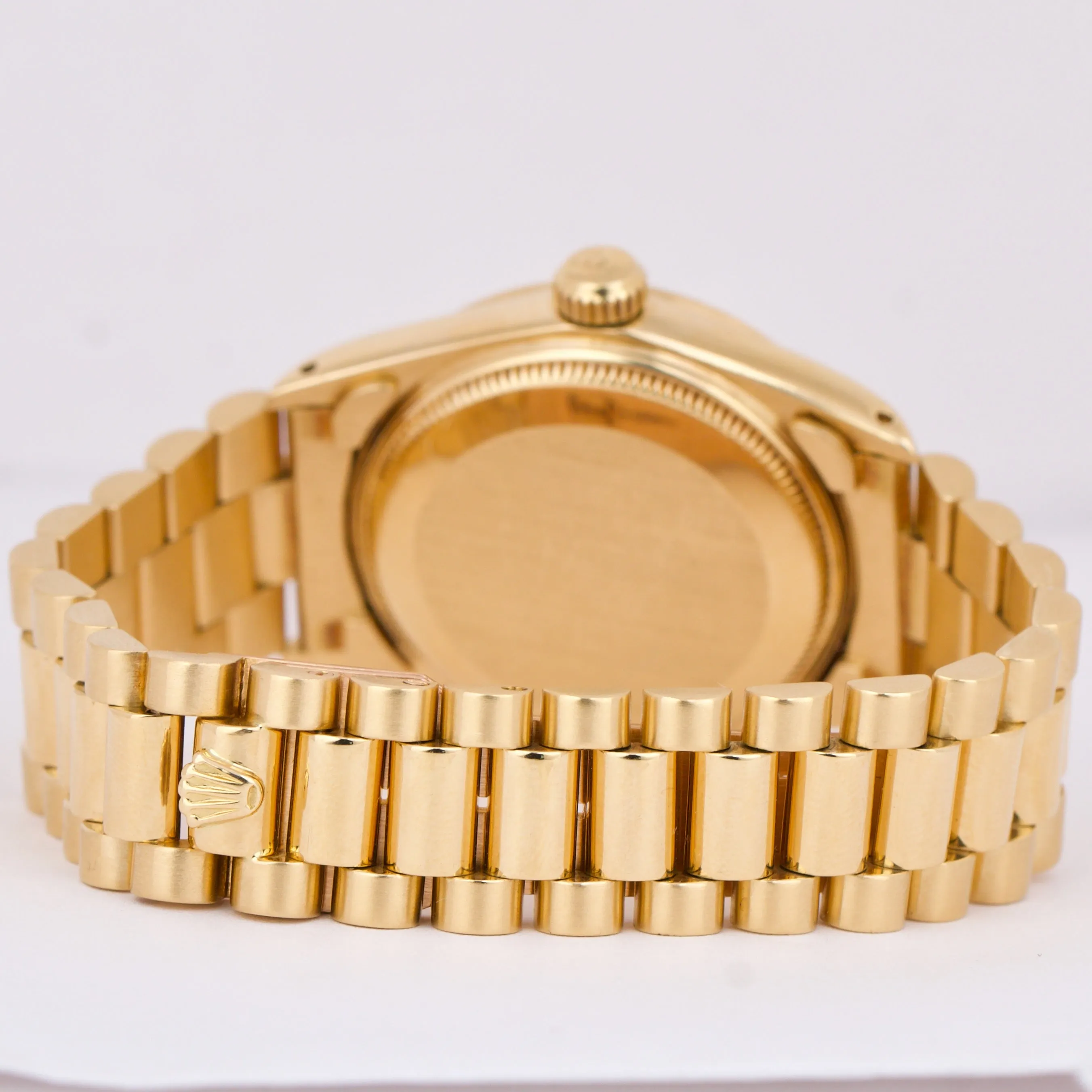 Rolex DateJust President 31mm Midsize CHAMPAGNE DIAMOND 18K Yellow Gold 6827