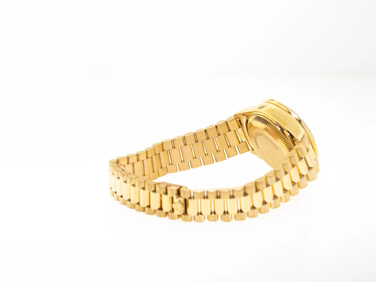 Rolex Lady-Datejust 26mm Yellow Gold Champagne Diamond Dial & Bezel 69138