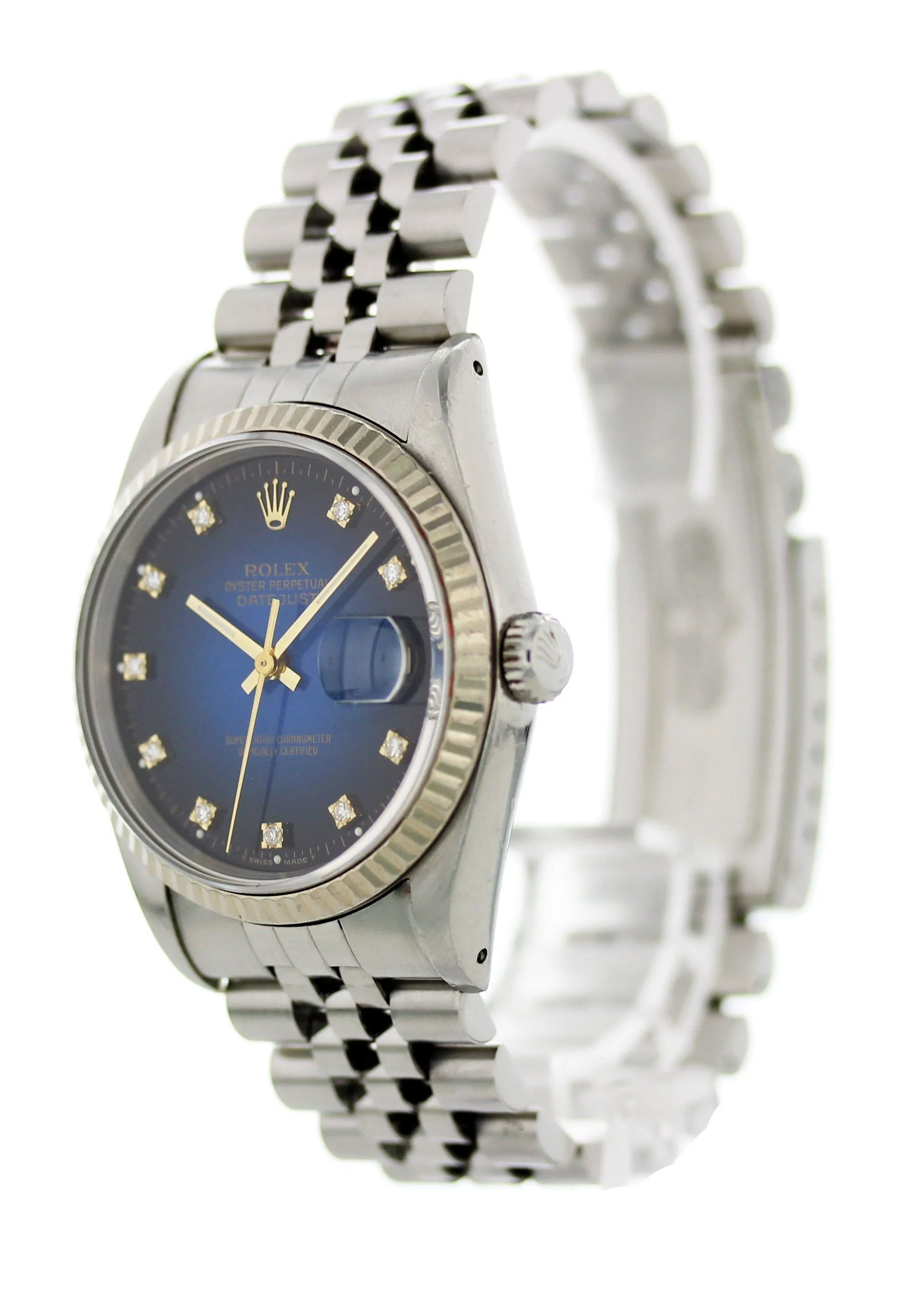 Rolex Oyster Perpetual Datejust Diamond Dial 16234
