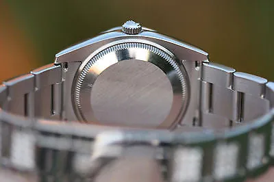 ROLEX WATCH LADIES 115200 34mm STAINLESS STEEL DATE - DIAMOND DIAL DIAMOND BEZEL