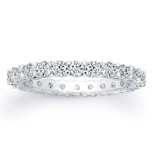 Round Brilliant Cut Diamond Eternity Ring - 1.30CTW G/SI1