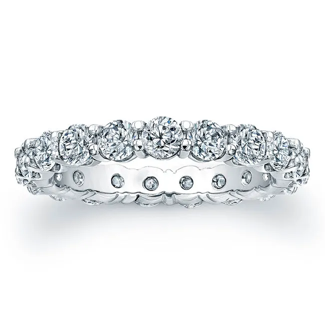 Round Brilliant Cut Diamond Eternity Ring -3.40CTW G/SI1