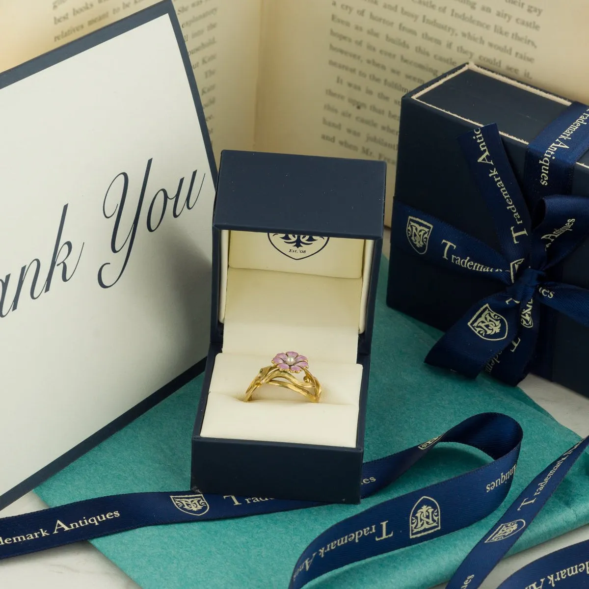 Sapphire & Diamond Flower Earrings | 18k Gold Earrings