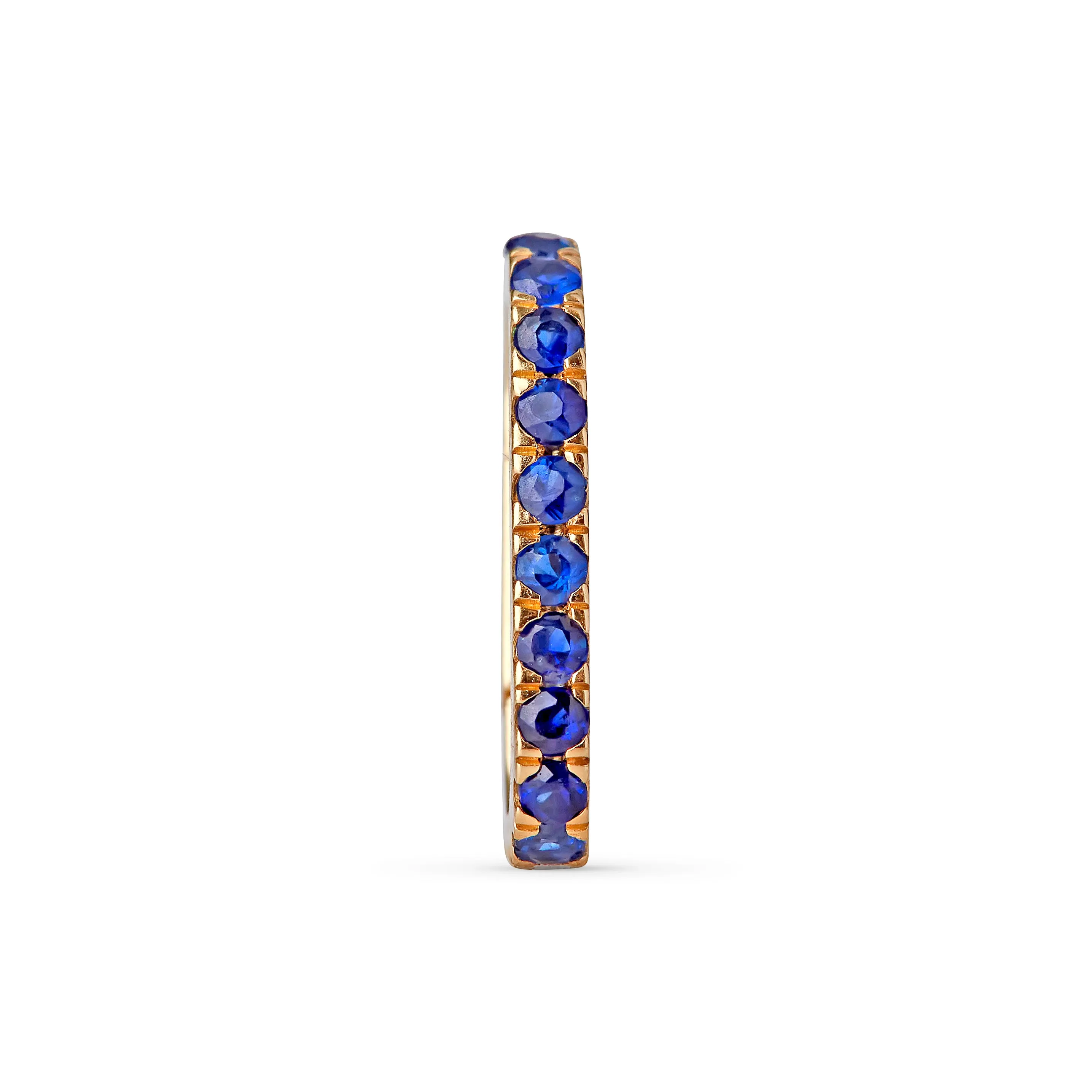 Sapphire Huggie