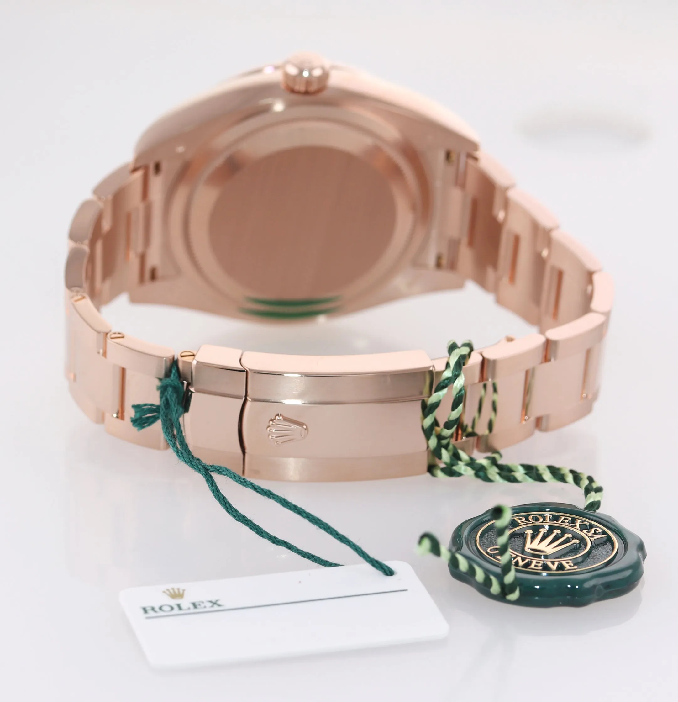 SEPT 2021 PAPERS NEW Rolex Sky-Dweller 18K Rose Gold RHODIUM 326935 Watch