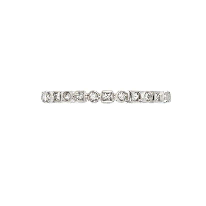 Sethi Couture Kate White Diamond Band