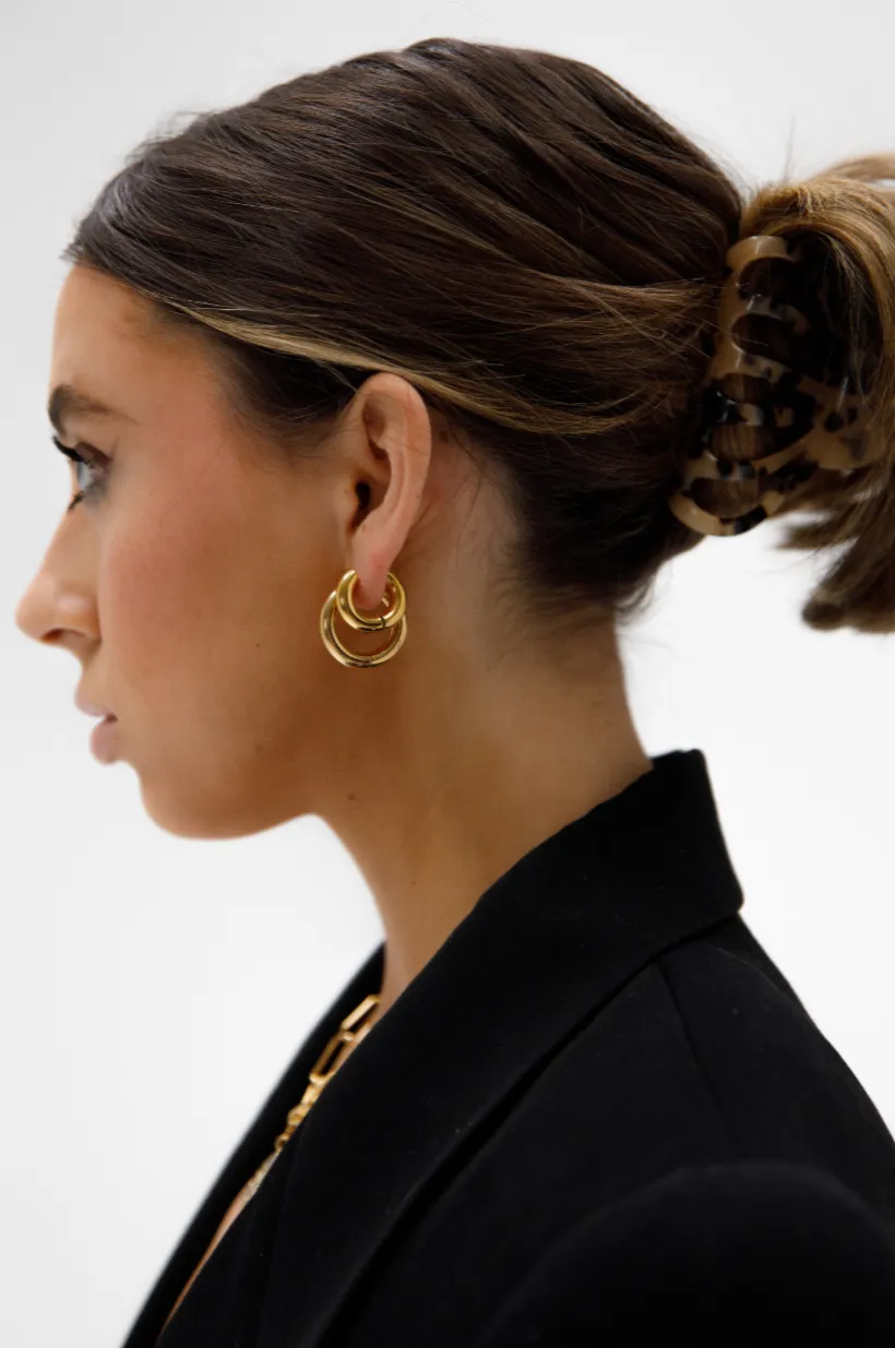 SIA HOOPS MEDIUM - GOLD
