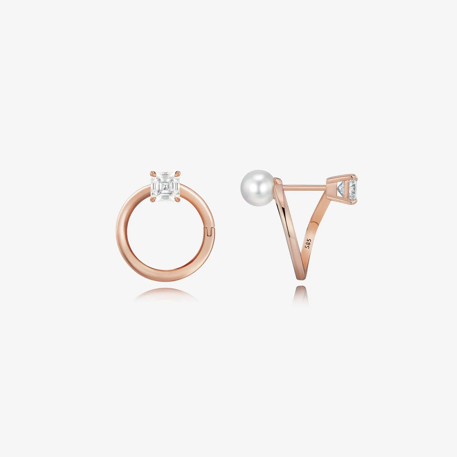 Signature. D Gold Earring JDRER4S736W