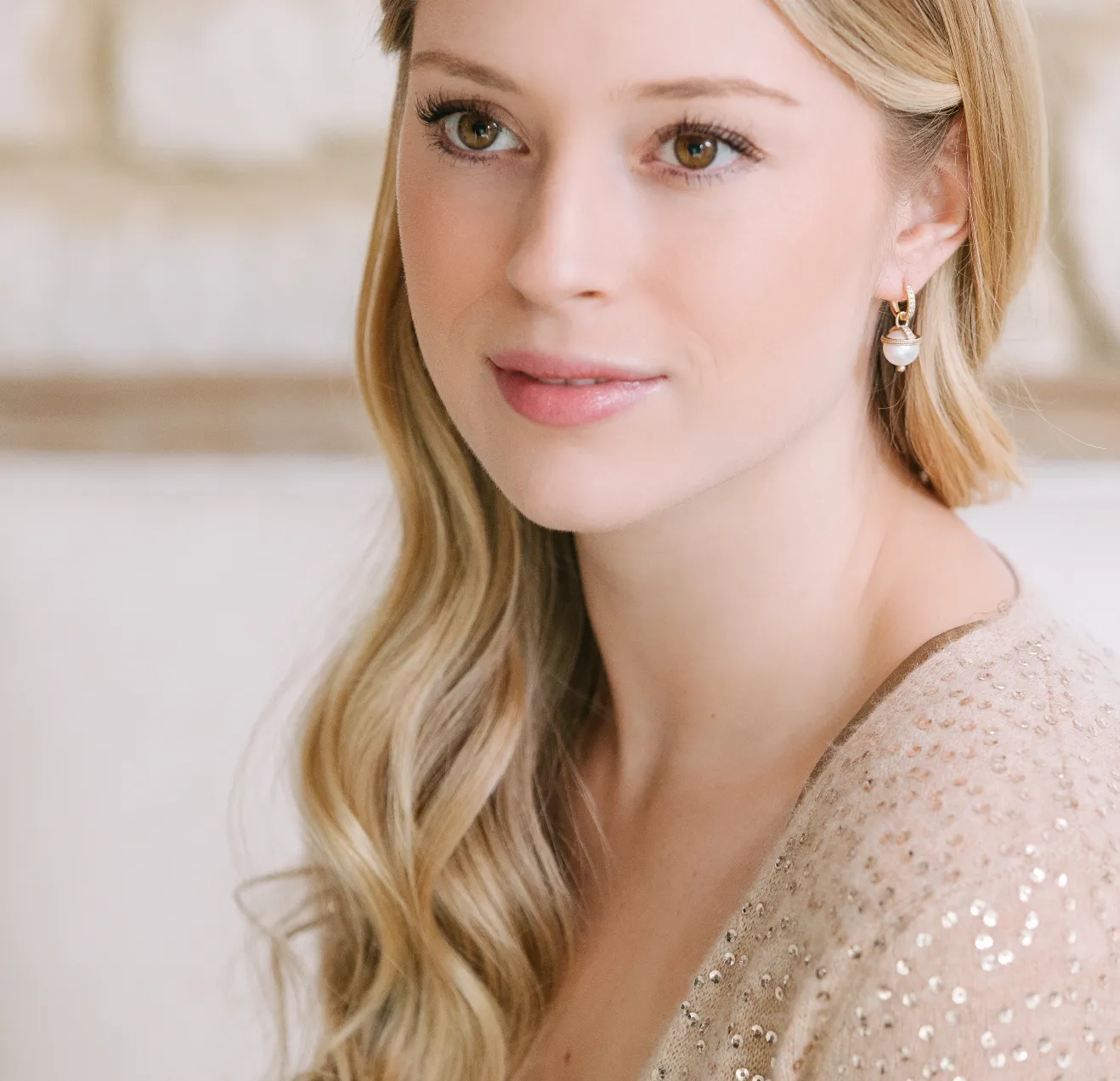 Signature Pearl Orb Charm Earrings