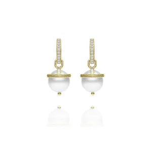 Signature Pearl Orb Charm Earrings