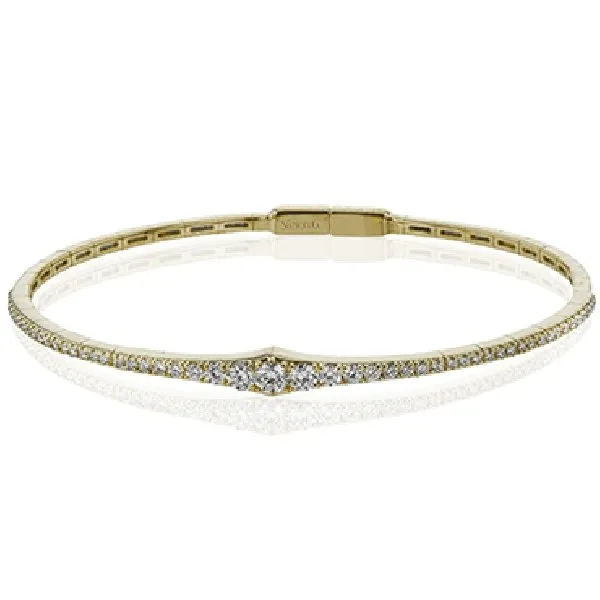 Simon G. Tapered Diamond Bangle