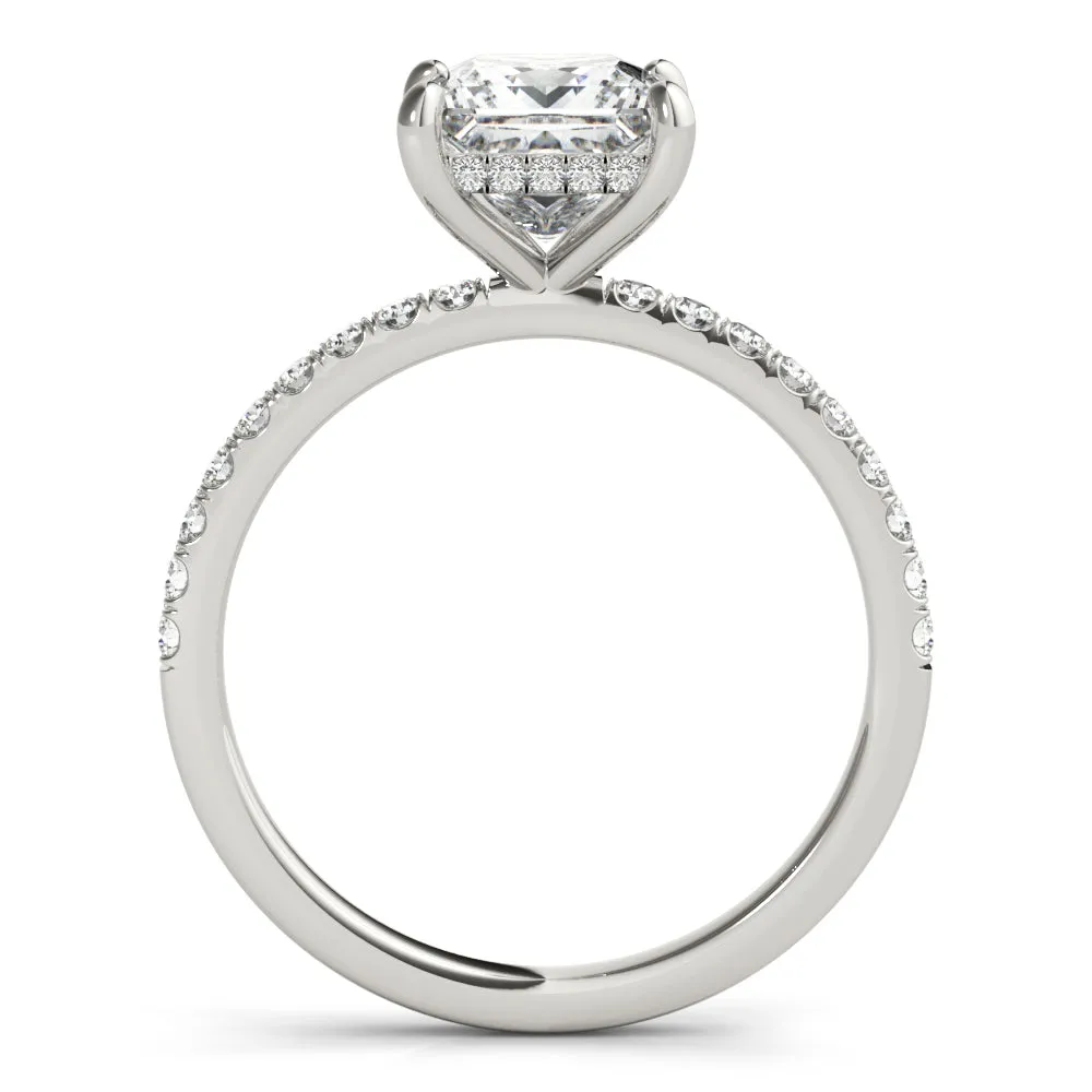Single Row Princess Cut Center - TN51161-E