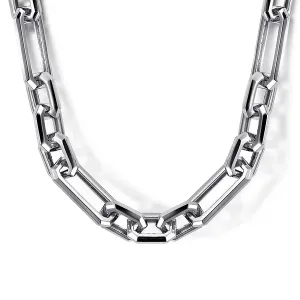 Solid Gold Figaro Chain Necklace