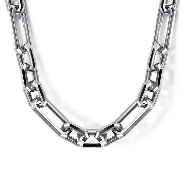 Solid Gold Figaro Chain Necklace