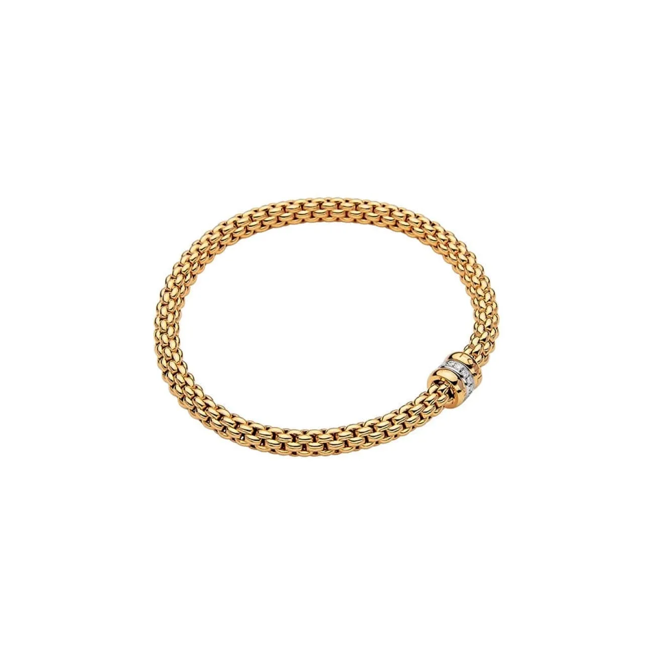 Solo 18Kt Yellow & White Gold Bracelet