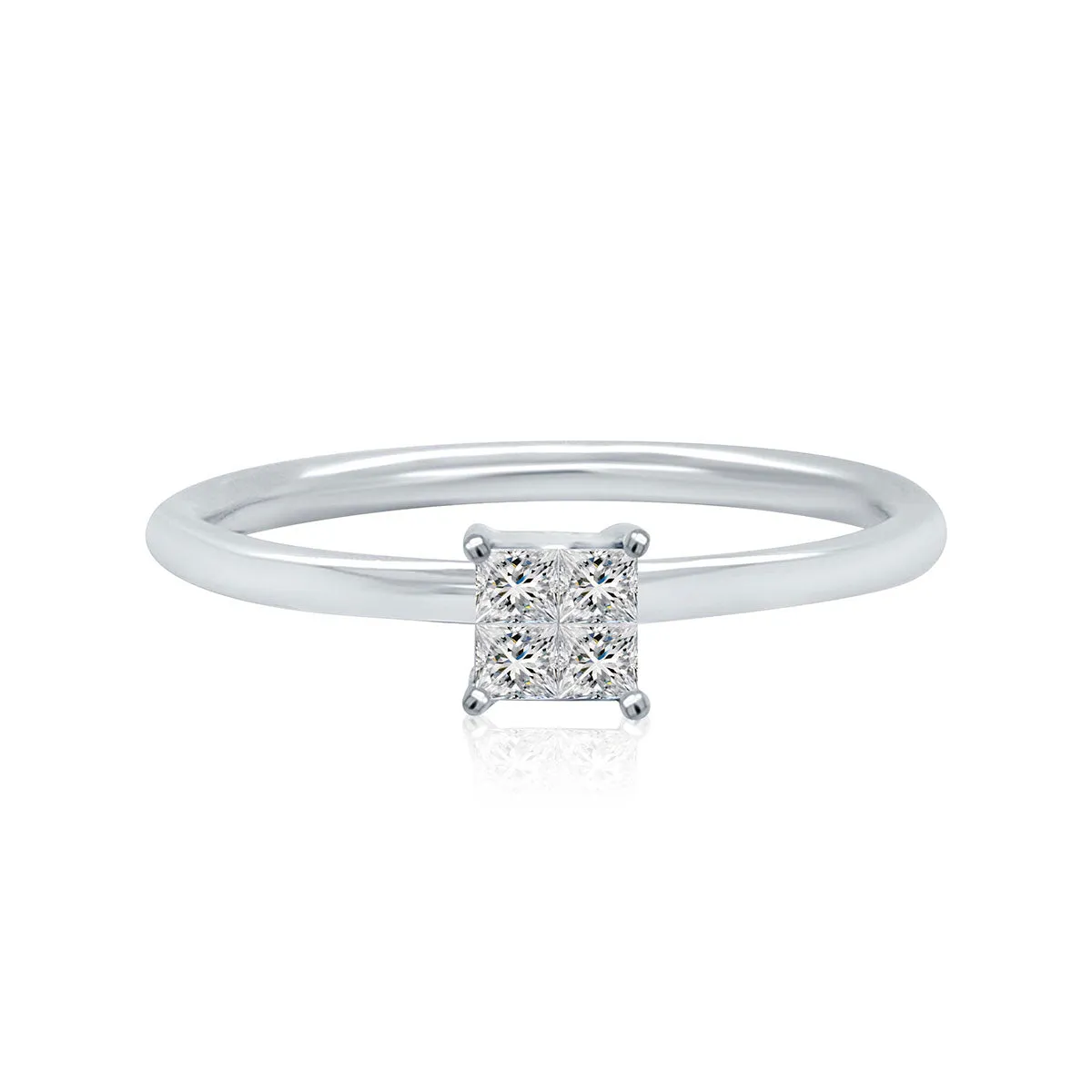 Sovereign Princess Cut Diamond Ring