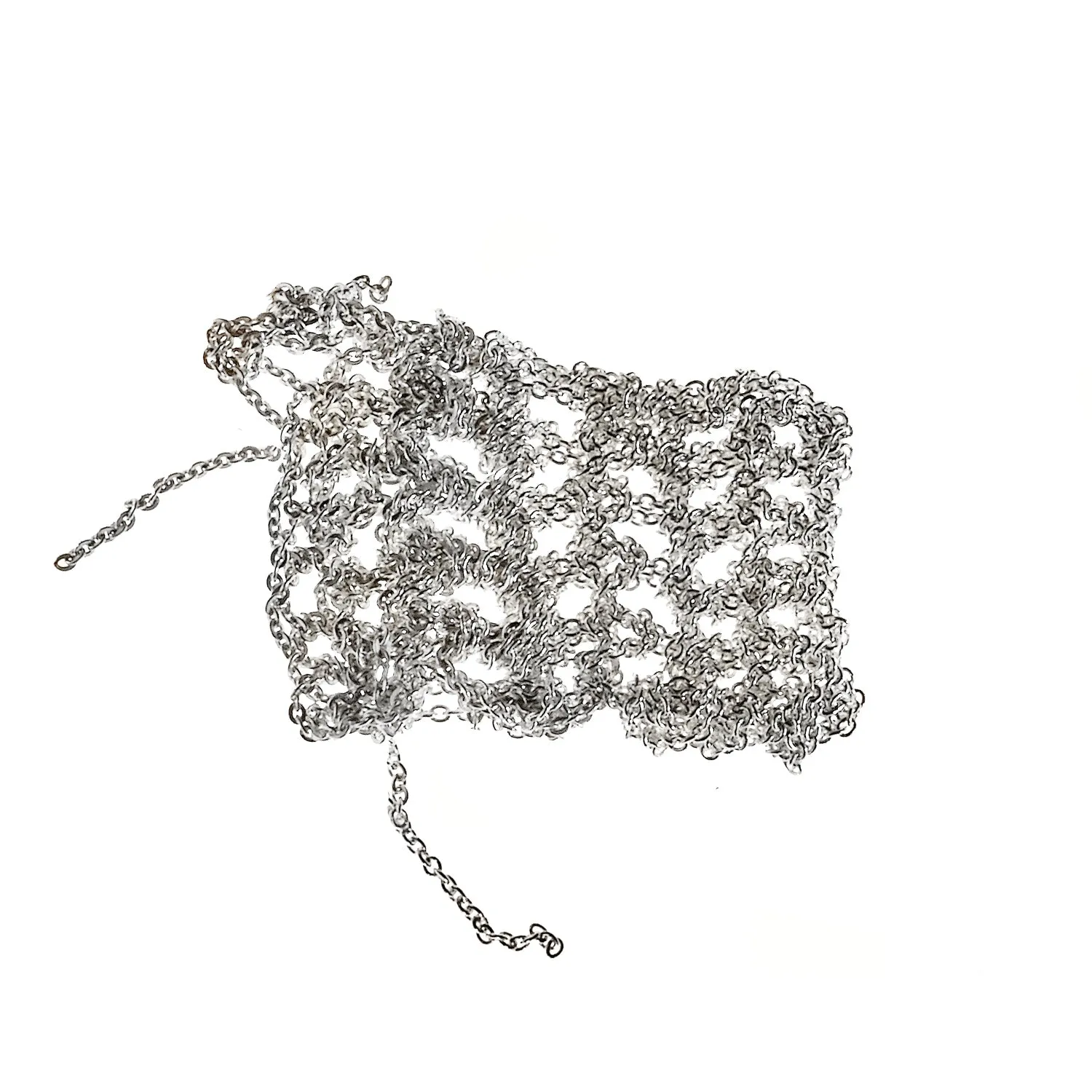 Spaced Bare Chain in Ash   Iris