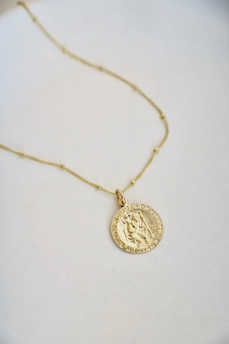 St.Christopher Necklace CN1495G