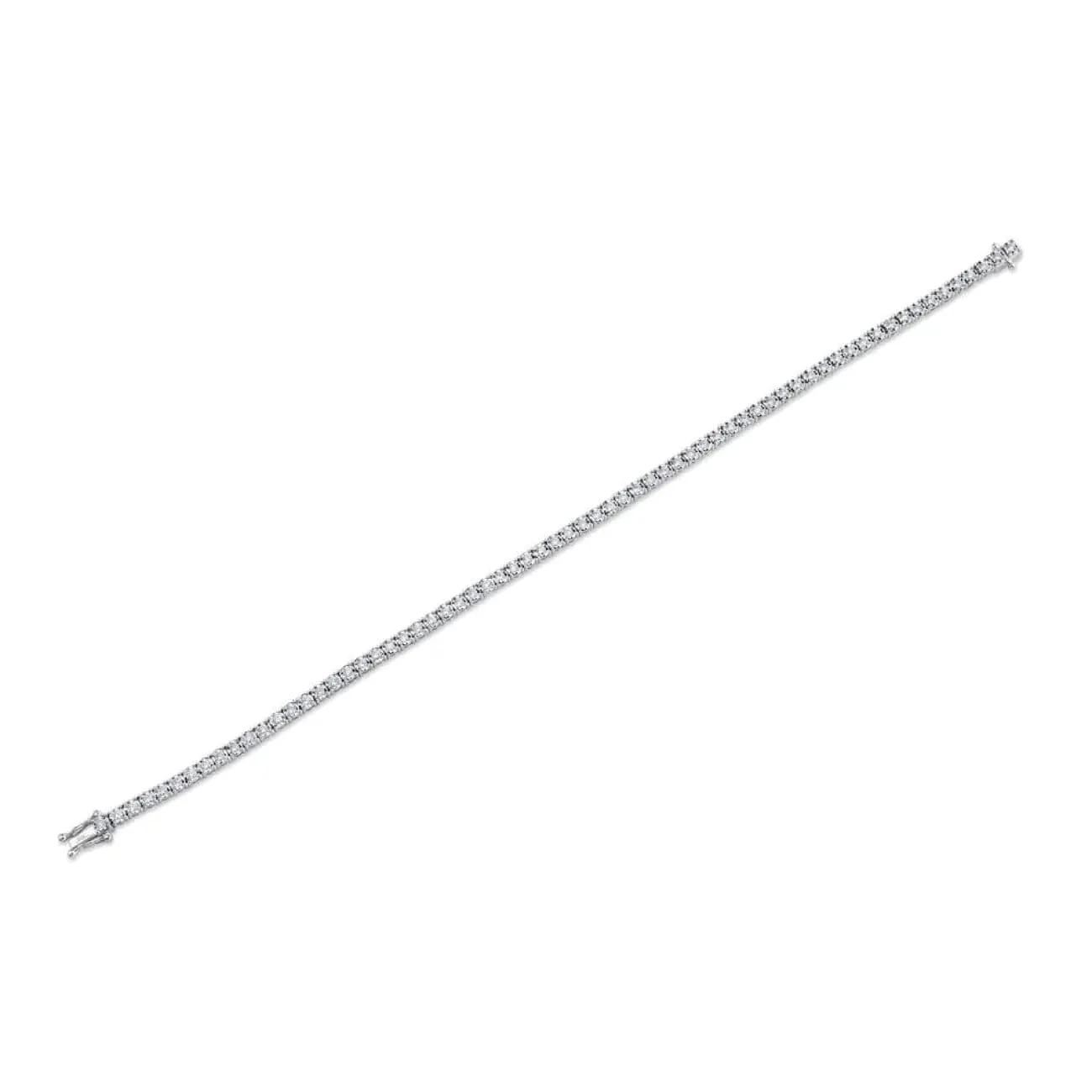 Stella 14K White Gold Diamond Tennis Bracelet