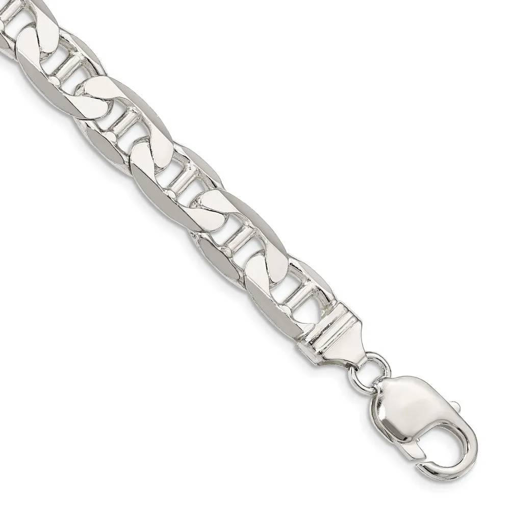 Sterling Silver 9.5mm Flat Anchor Chain