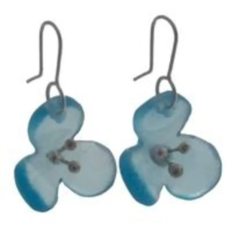 Stone Arrow Bombay Sapphire Gin Petal Earrings