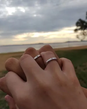 Sun and Moon Eternity Rings