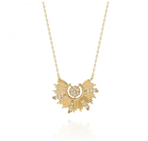 SUN OF OTELLO YELLOW GOLD NECKLACE