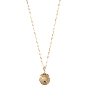 Sundial Charm Necklace