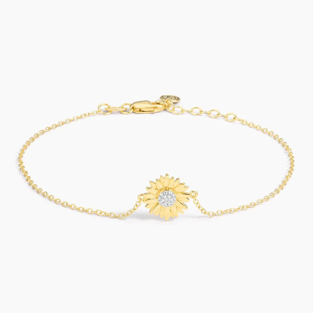 Sunflower Chain Bracelet