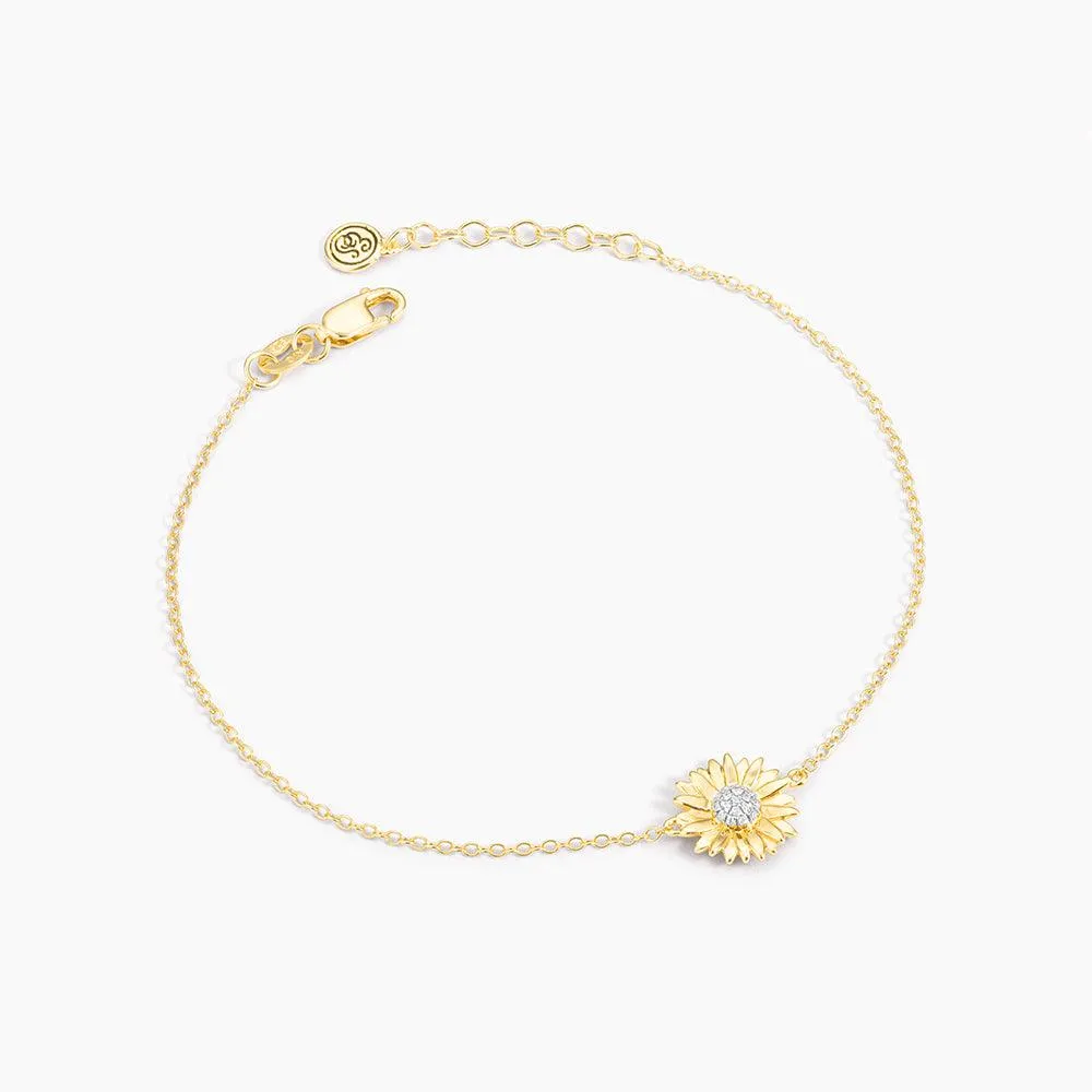Sunflower Chain Bracelet