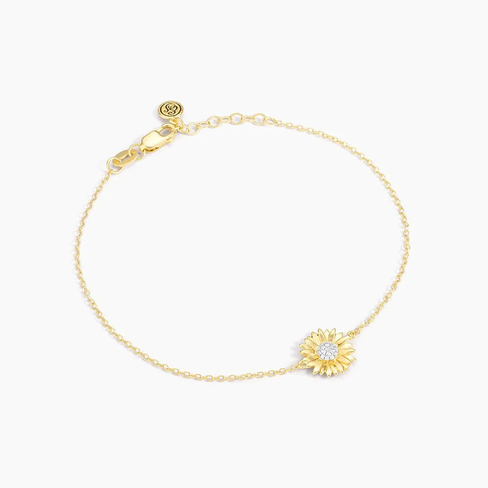 Sunflower Chain Bracelet
