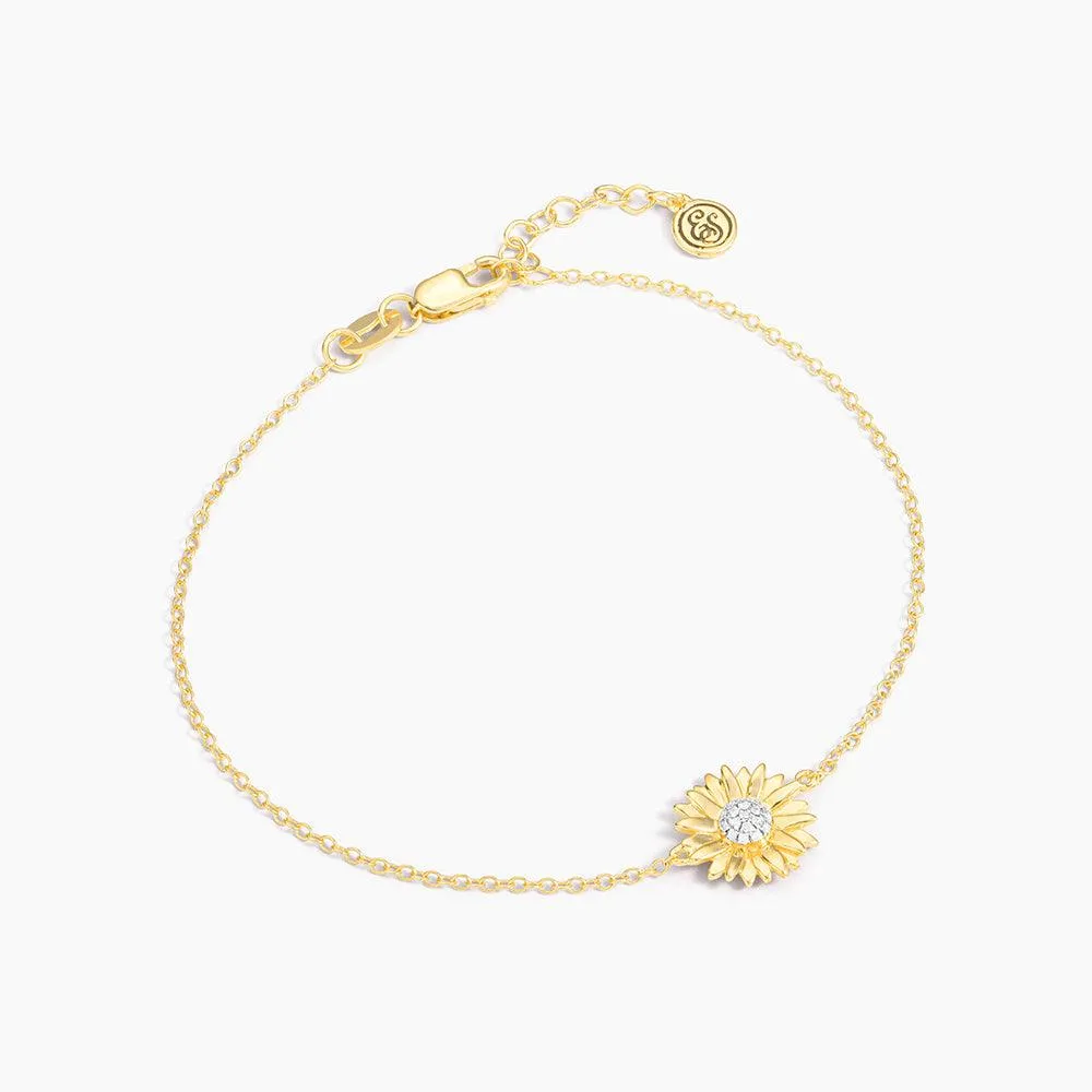 Sunflower Chain Bracelet