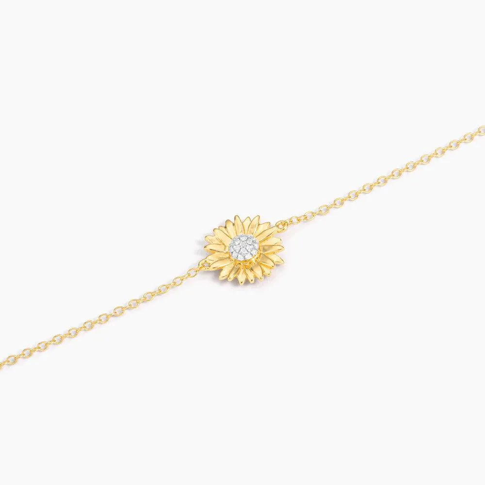 Sunflower Chain Bracelet