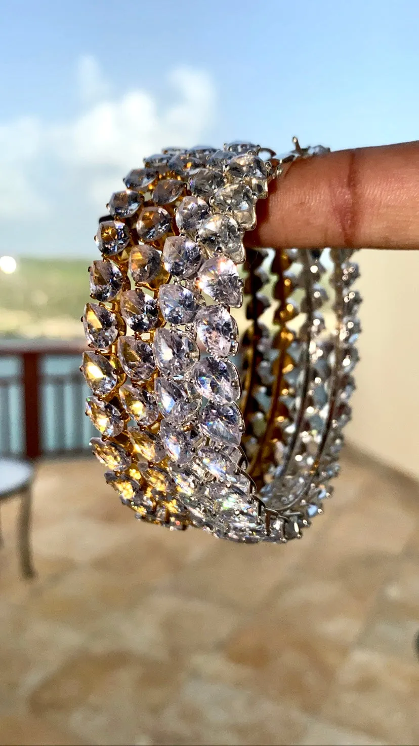 Supreme Icy Hoop Earrings
